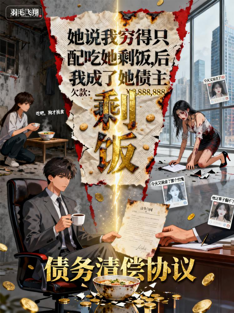 她说我穷得只配吃她剩饭，后来我成了她债主