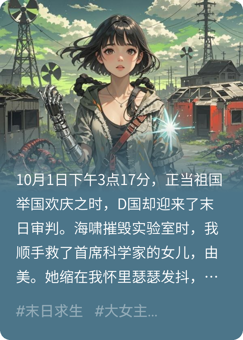 岛G危机：我救的少女，是最危险的变异杀手
