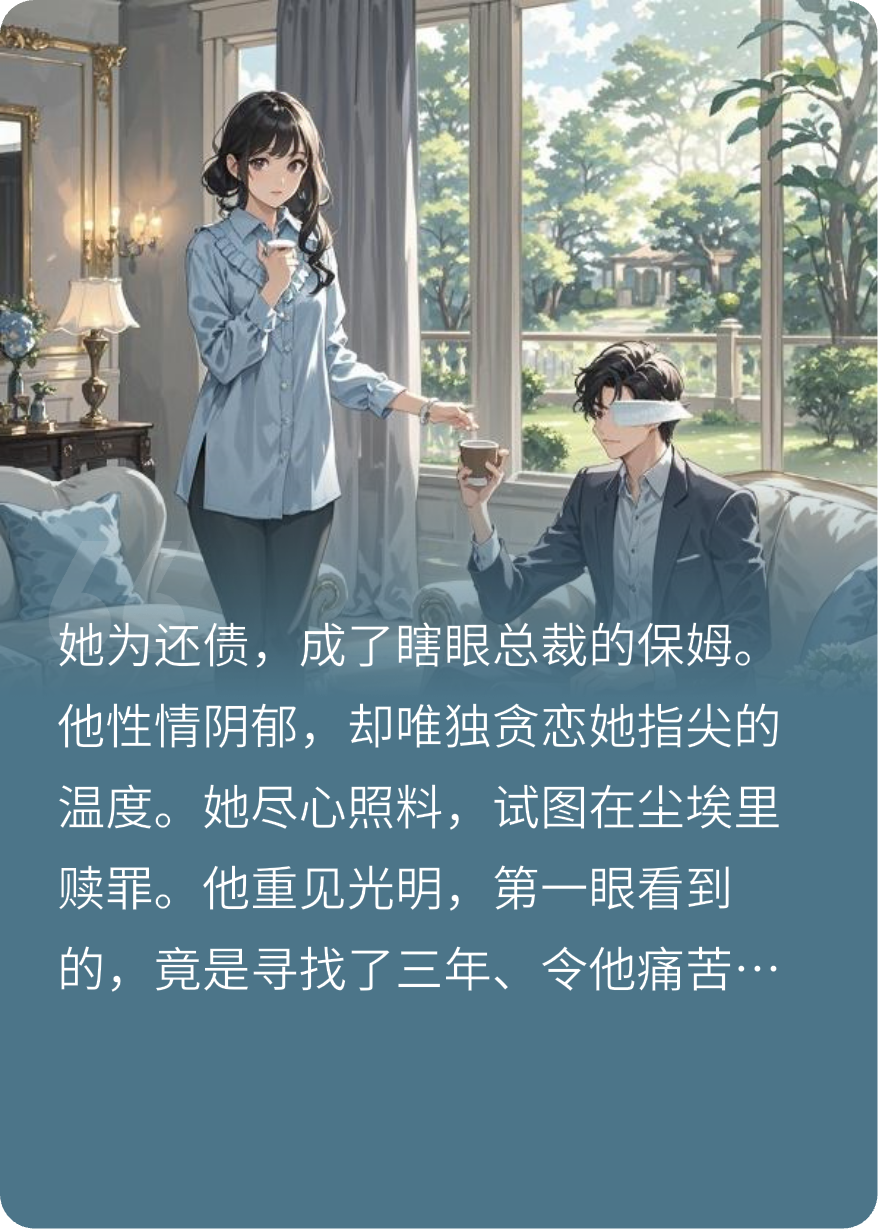 为了还债，成了瞎眼总裁的保姆。