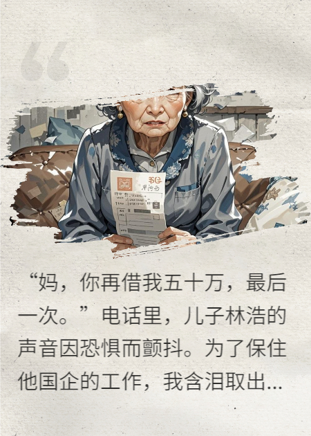 儿子借50万掏空我积蓄，被我亲手送进监狱