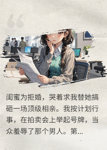 我替闺蜜搅黄了相亲，没想到对方竟是我的新总裁