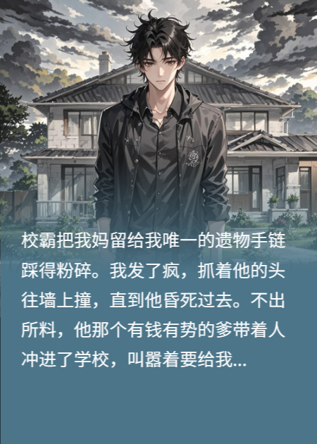 校霸他爹带人堵我，我盯着他喊了一声爸