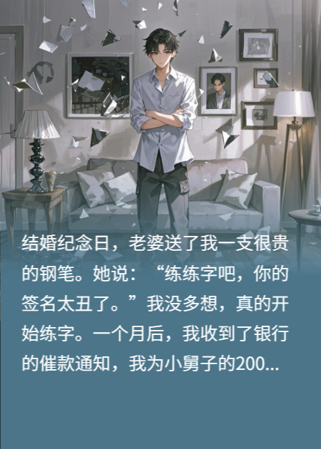 练字一个月，我背上了200万的债