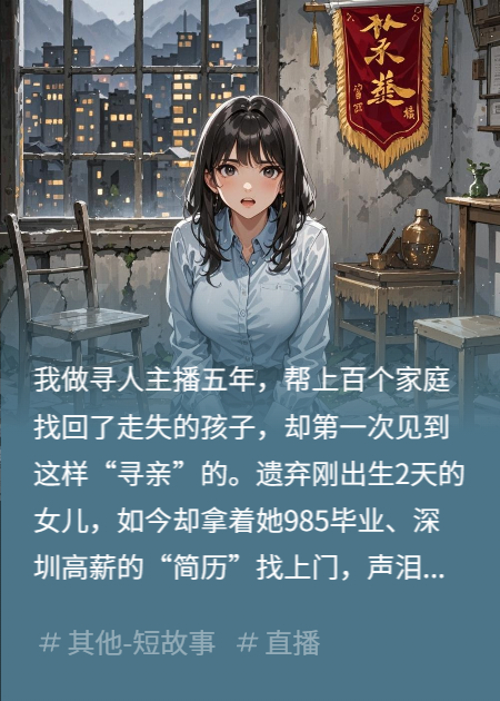 寻亲直播间：我戳穿了“慈父慈母”的寻亲骗局