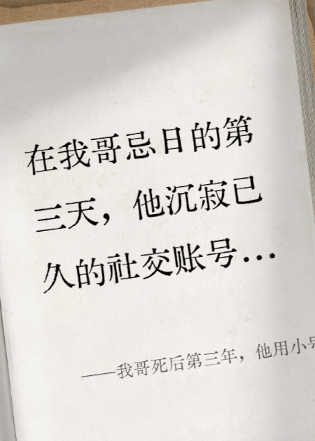 我哥死后第三年，他用小号娶了我嫂子