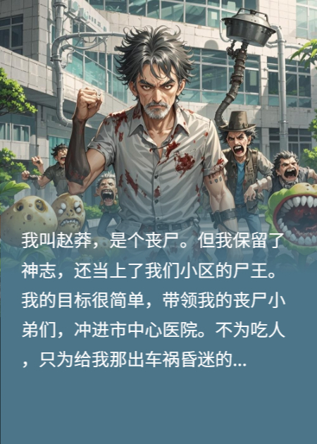 我是丧尸，我的冤种兄弟是植物人