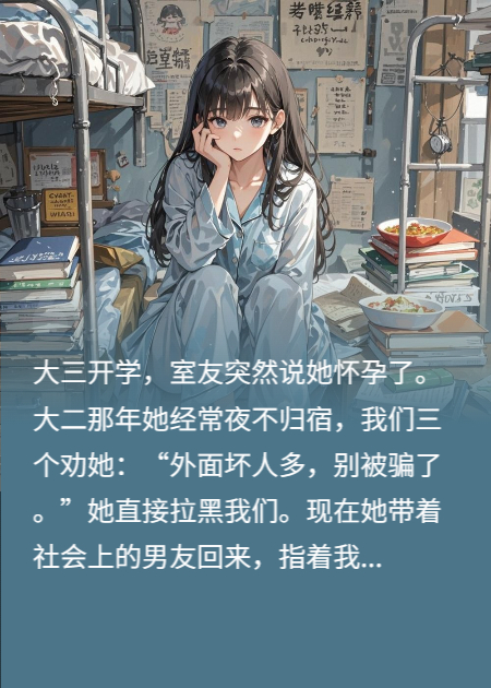 怀孕室友又哭又闹，全寝室却笑了