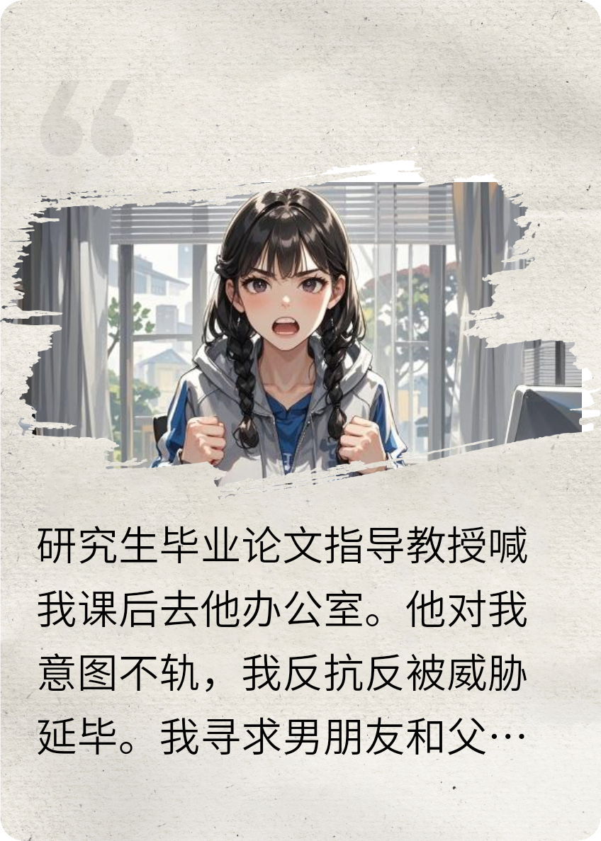 被威胁延毕后，我让教授身败名裂