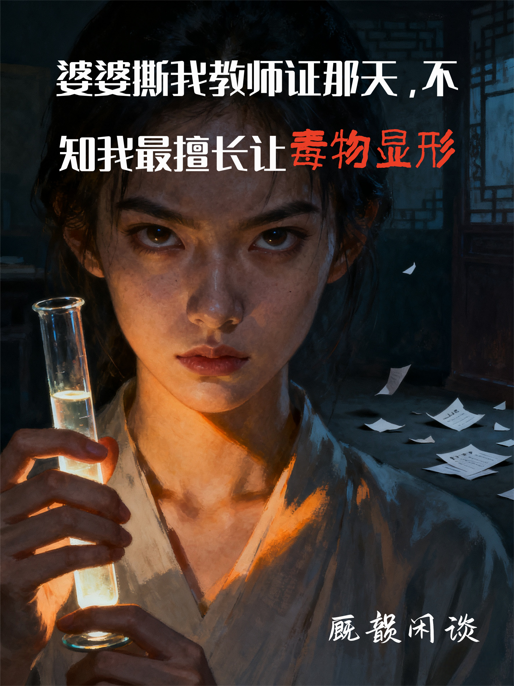 婆婆撕我教师证那天，不知我最擅长让毒物显形