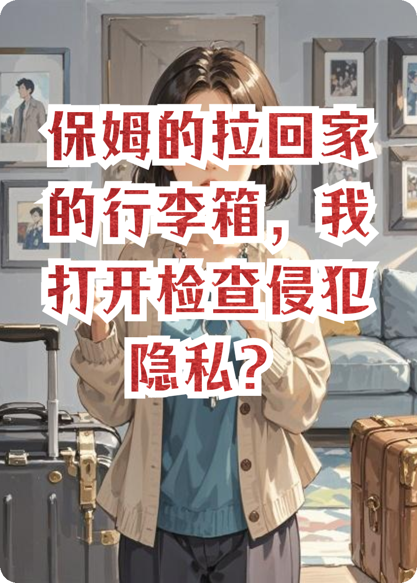 保姆的拉回家的行李箱，我打开检查侵犯隐私？
