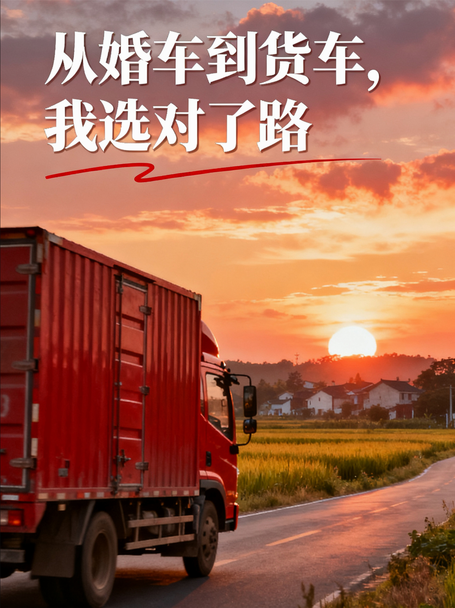 从婚车到货车，我选对了路