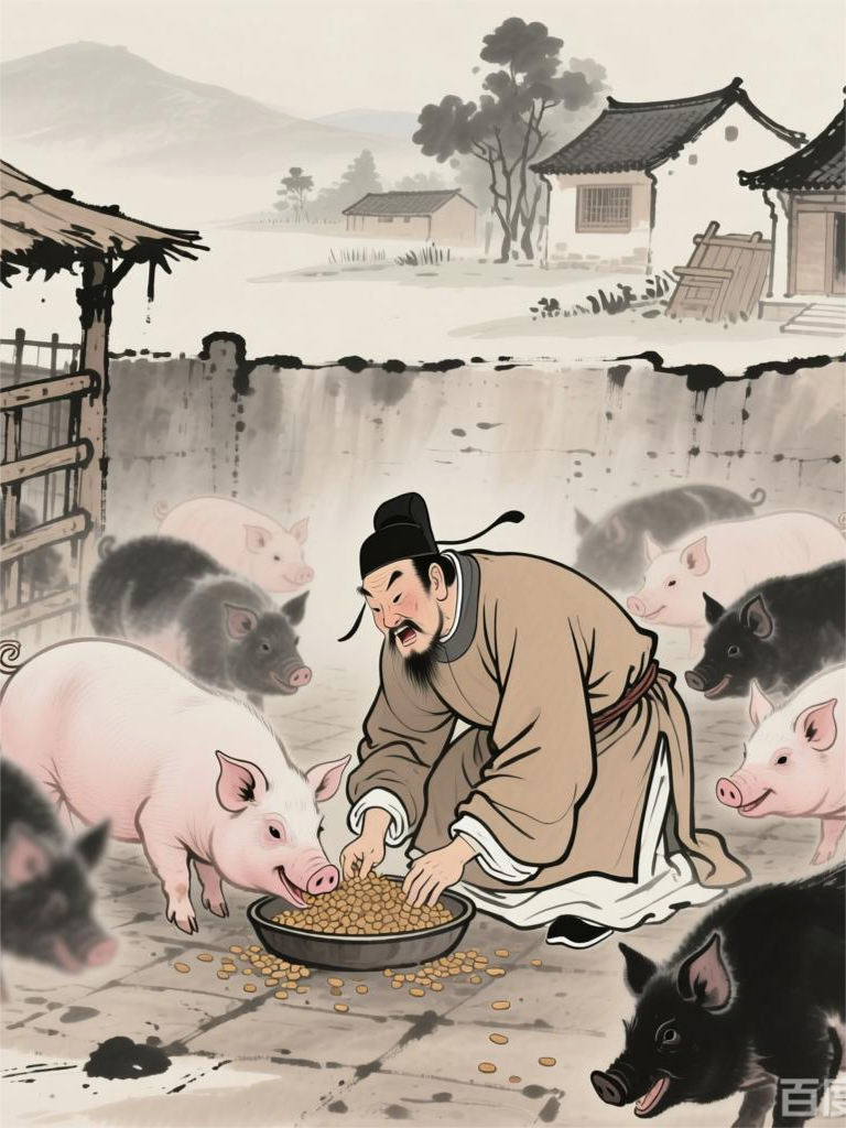 我穿越到明朝后，看见朱棣正在猪圈吃猪食