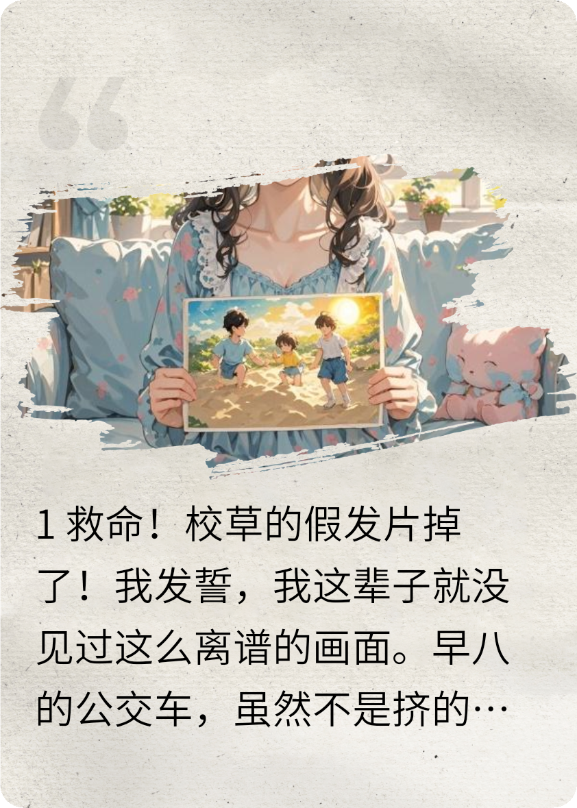 救命！校草的假草片掉了！