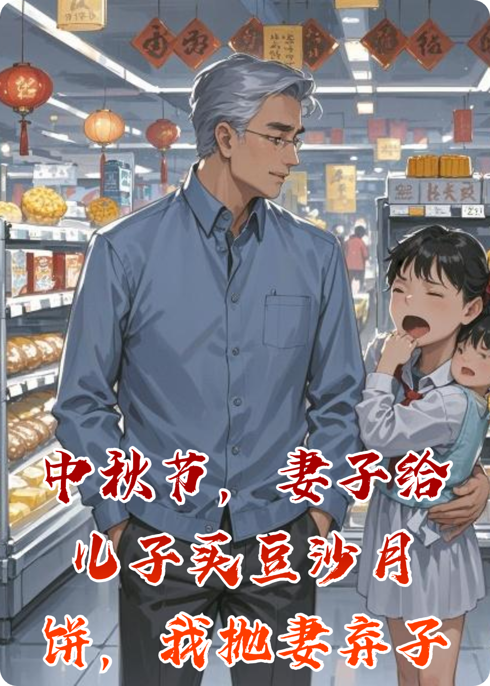 中秋节，妻子给儿子买豆沙月饼，我抛妻弃子