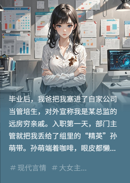 全公司都以为我是关系户，直到年会我爸上台发言