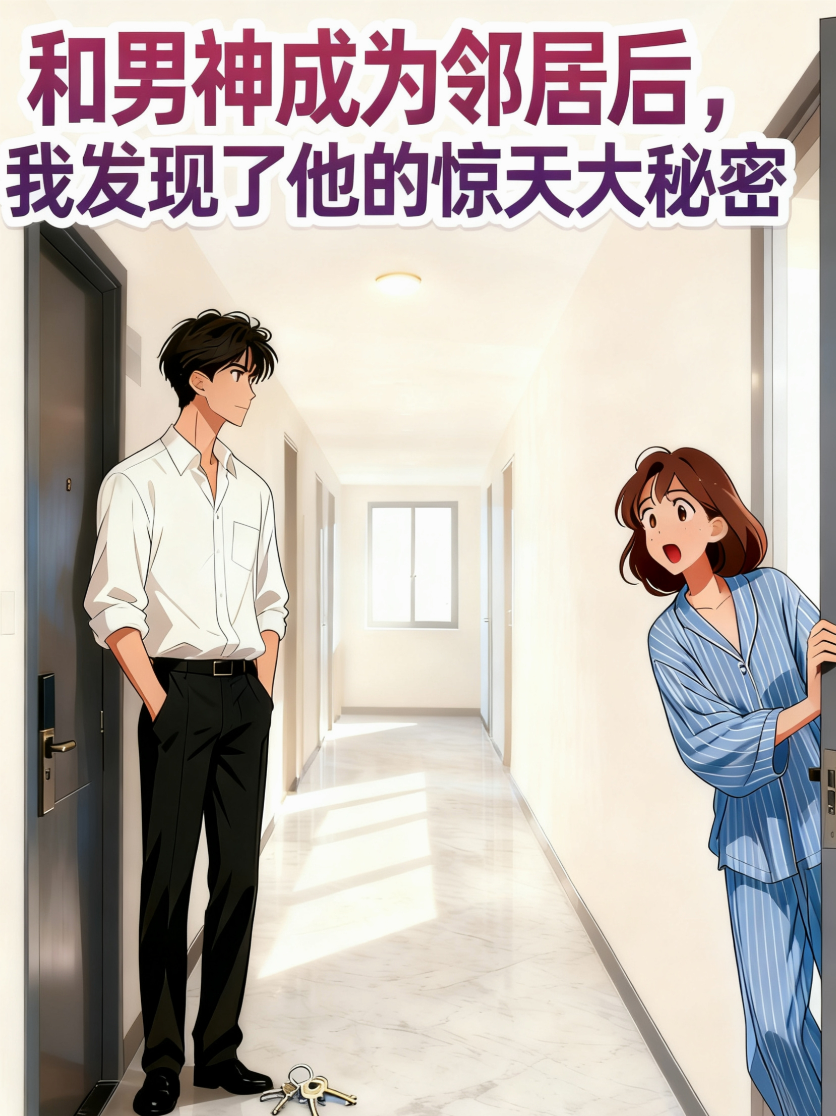 和男神成为邻居后，我发现了他的惊天大秘密