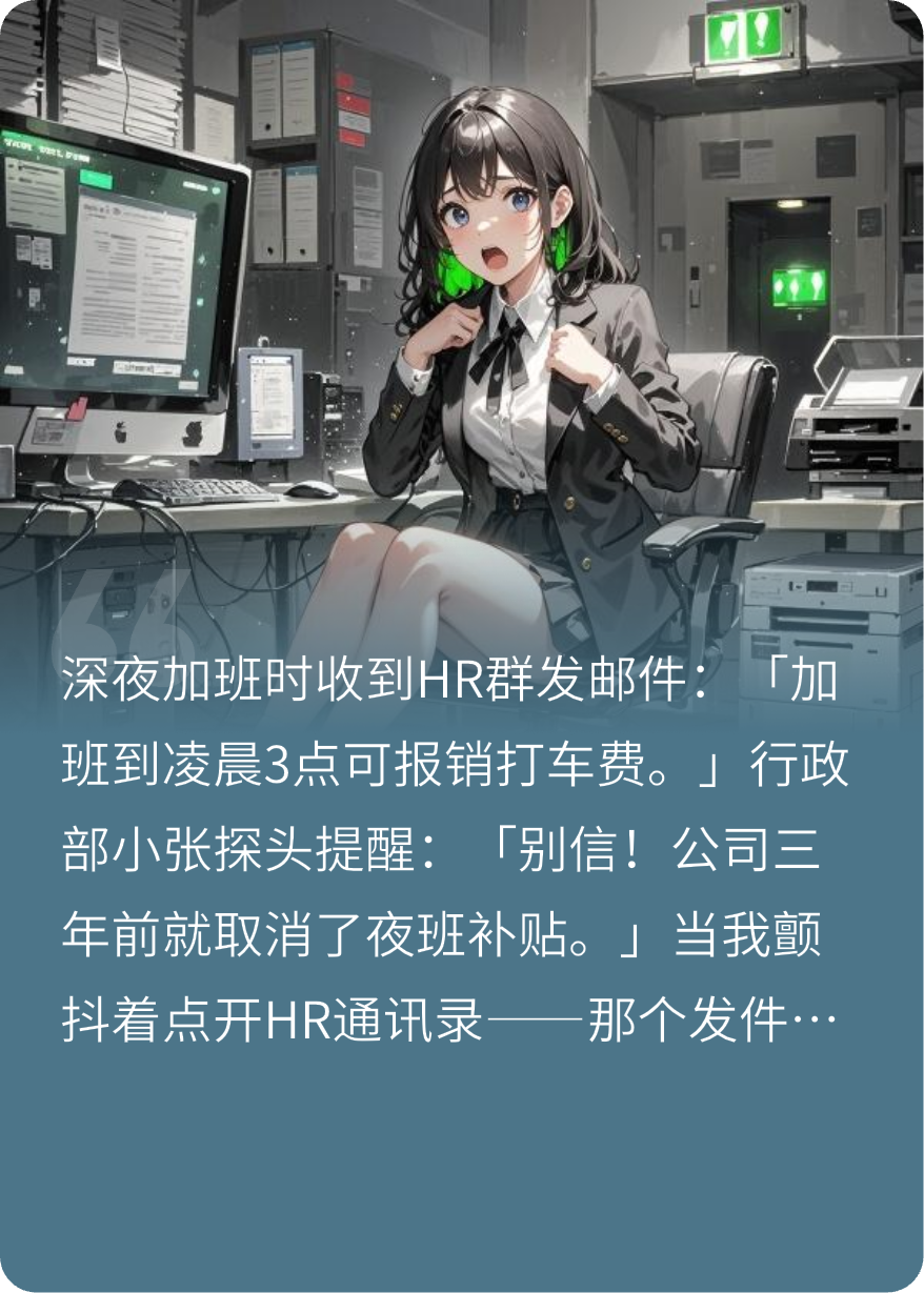 规则怪谈：加班到死算工伤