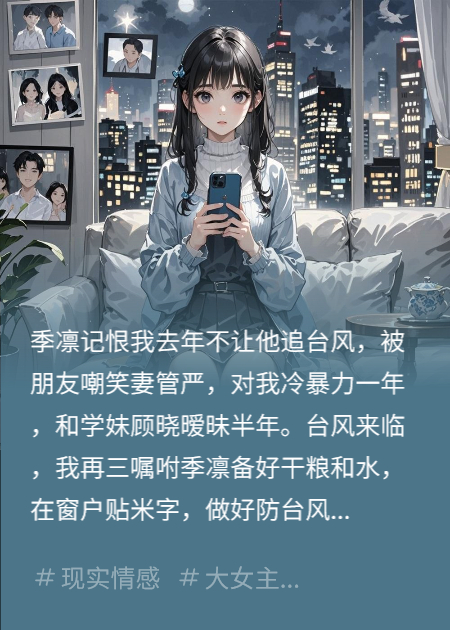 台风天，男友和学妹生死相依上热搜