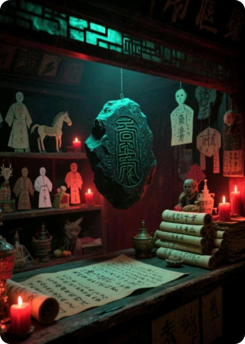 《阴翳纸扎店：诡石契约》
