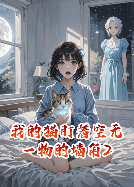 我的猫盯着空无一物的墙角2