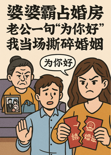 婆婆霸占婚房，老公一句为你好，我当场撕碎婚姻