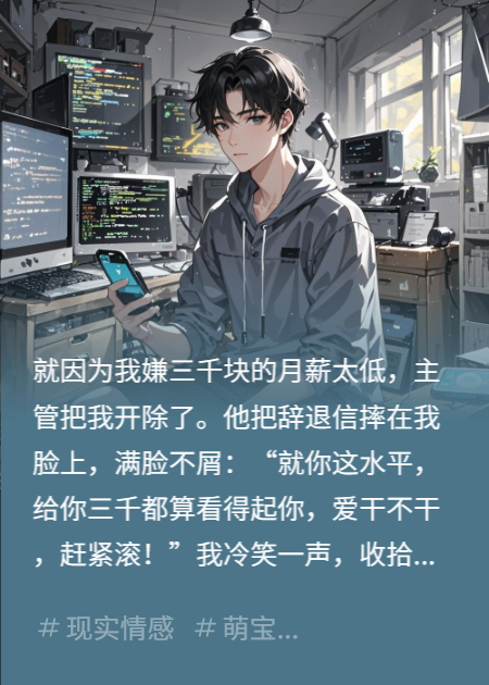 公司系统一夜崩瘫后，被开除的我成了救命稻草