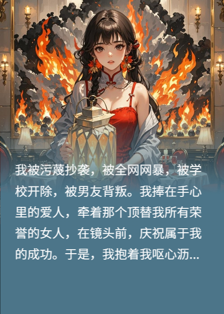 我直播自烧后，他们被烧死了