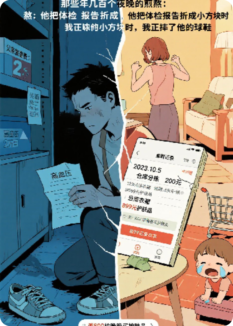 中年男人的几百个夜晚煎熬