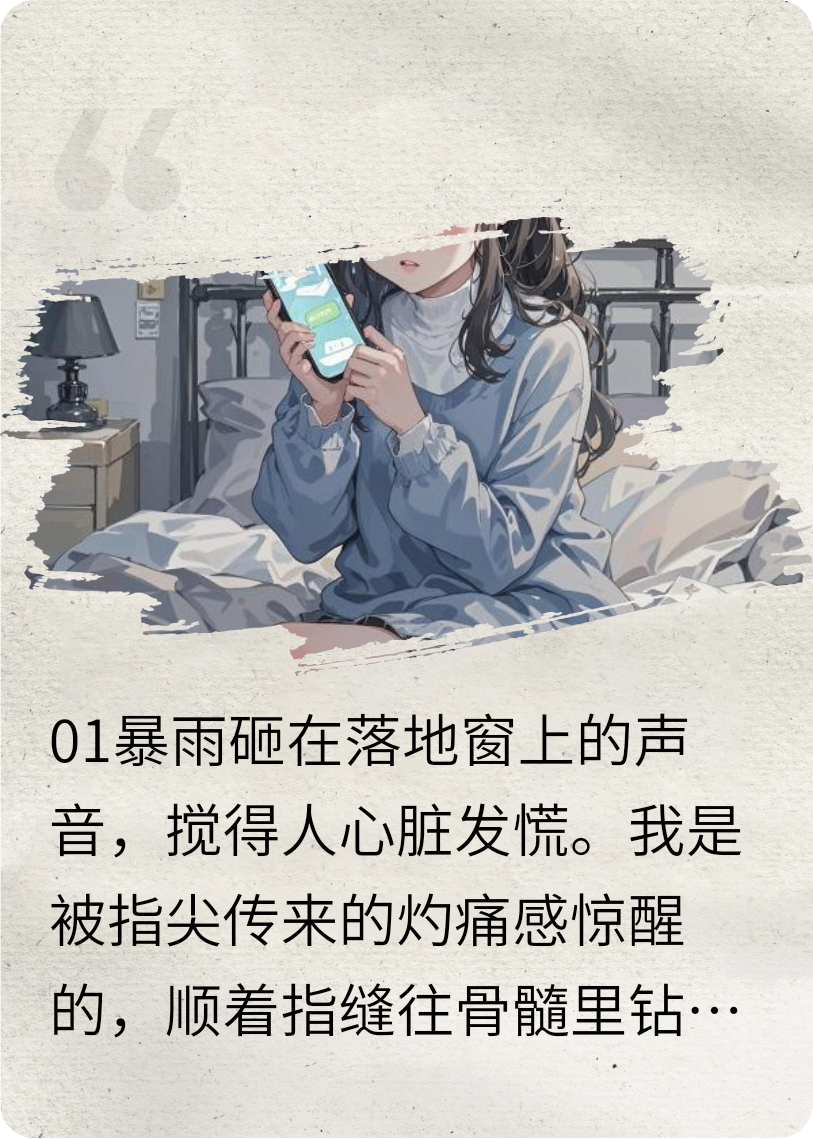 重生到老公出门找三的雨夜