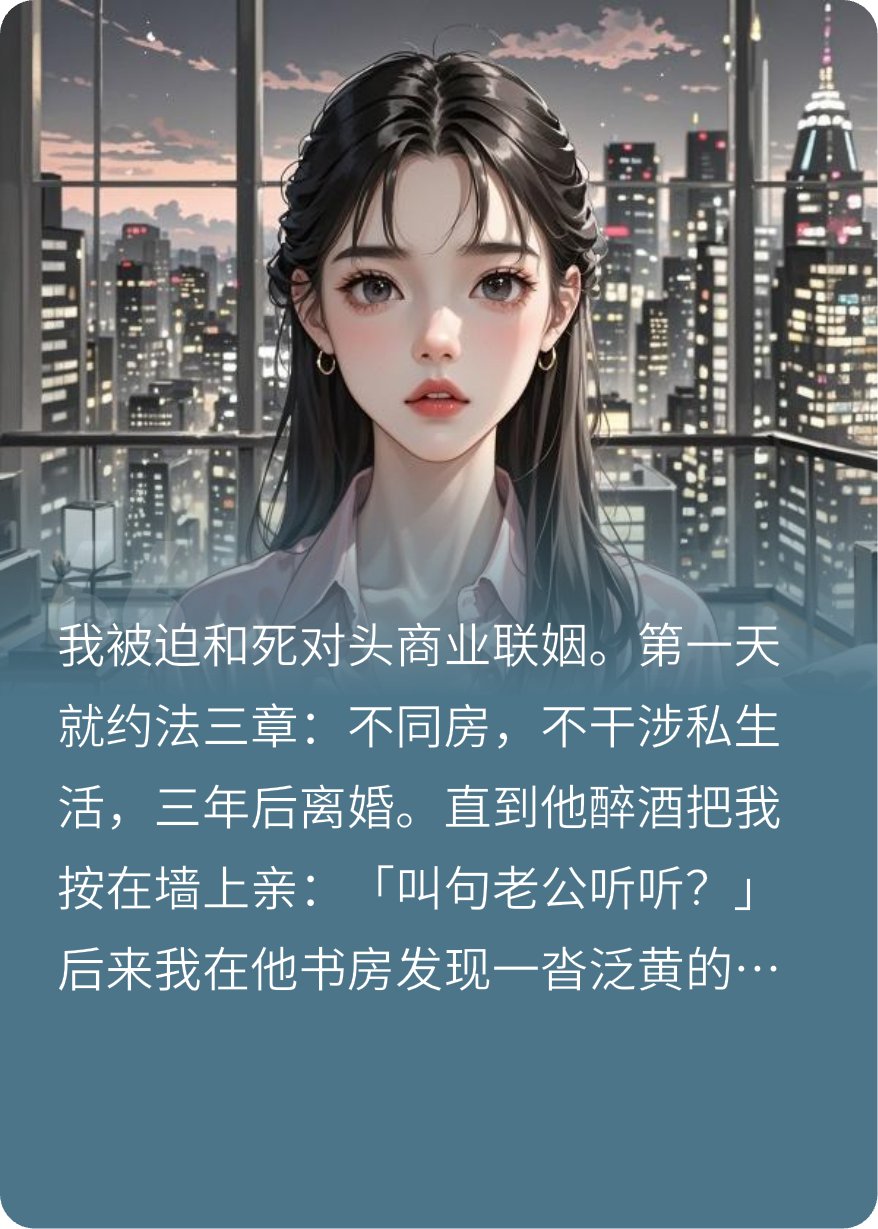 协议结婚后，死对头他真香了