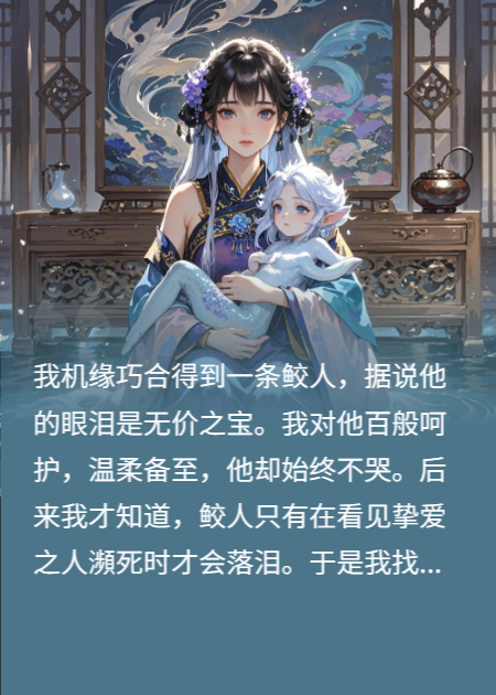 鲛人无泪刀刃穿心，我重生后屠他满门