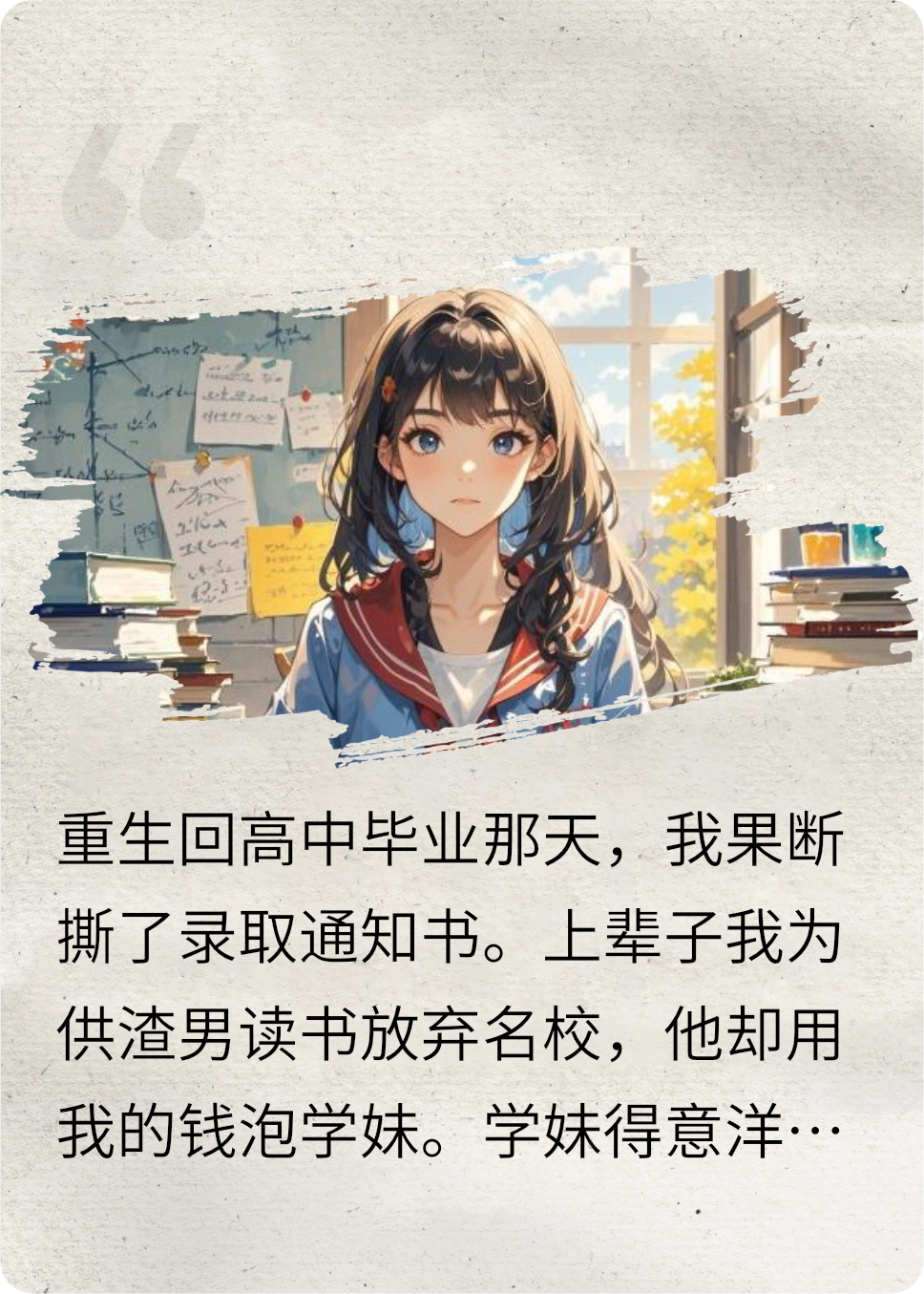重生后我把贱男贱女送进监狱