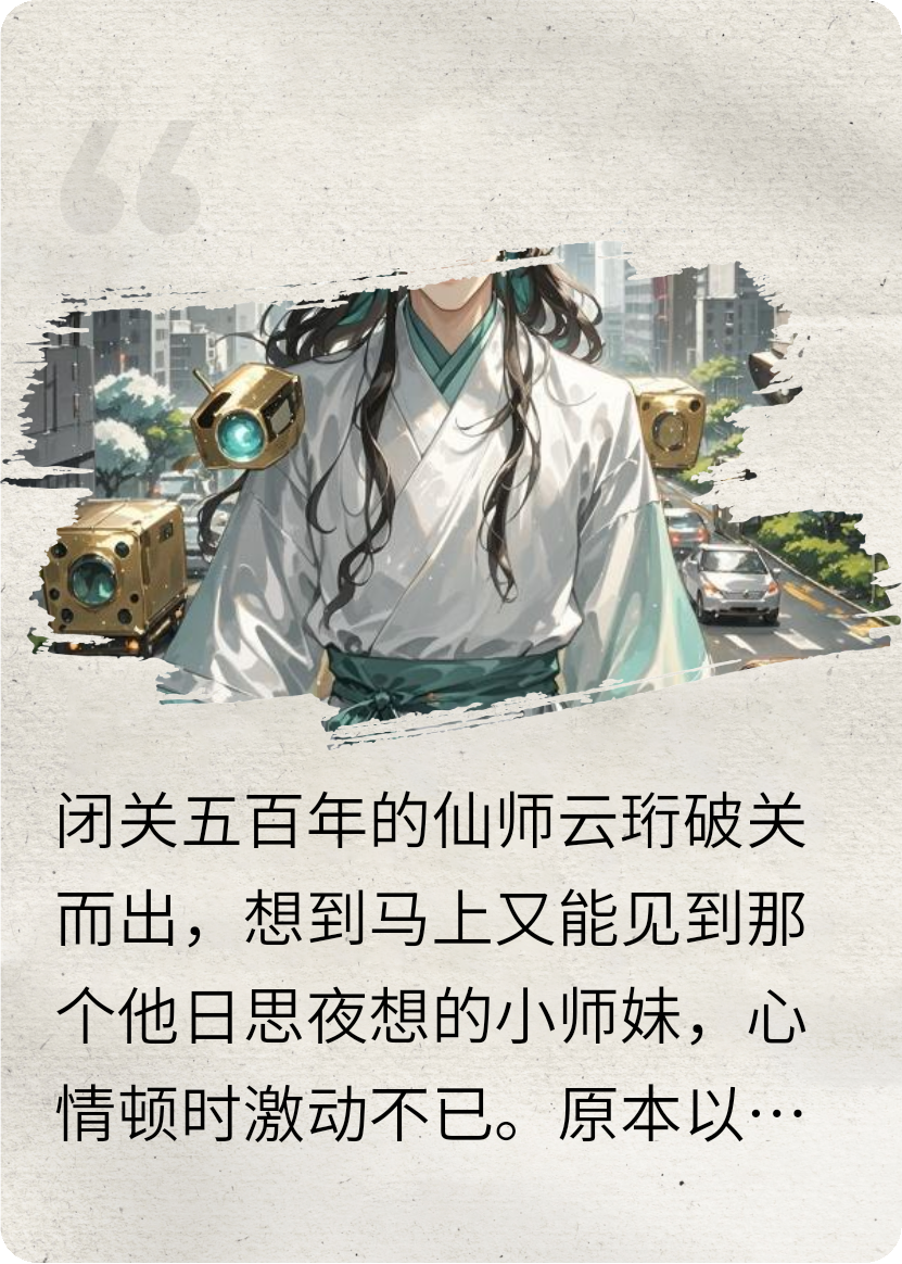 闭关五百年后，仙师把自己修成了一个弱智