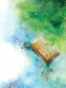 道在青田云雾间