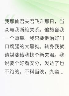 前夫飞升后，我给九幽魔尊发了offer