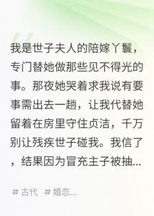 夫人让我替她守贞