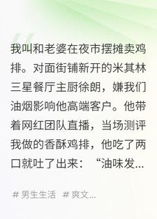我摆摊卖鸡排，米其林三星主厨来踢馆