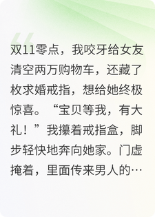 双11清空女友购物车那晚，我推开了那扇虚掩的门