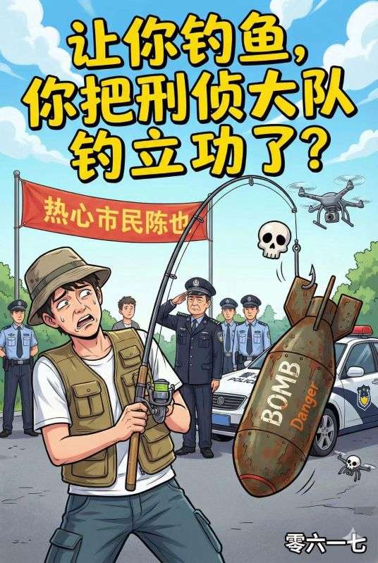 让你钓鱼，你把刑侦大队钓立功了