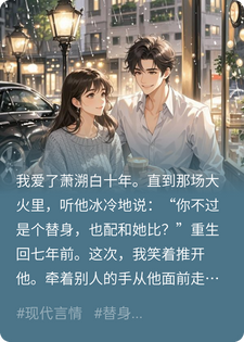 重生后我不做他的白月光替身