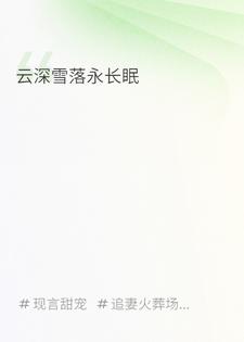 云深雪落永长眠