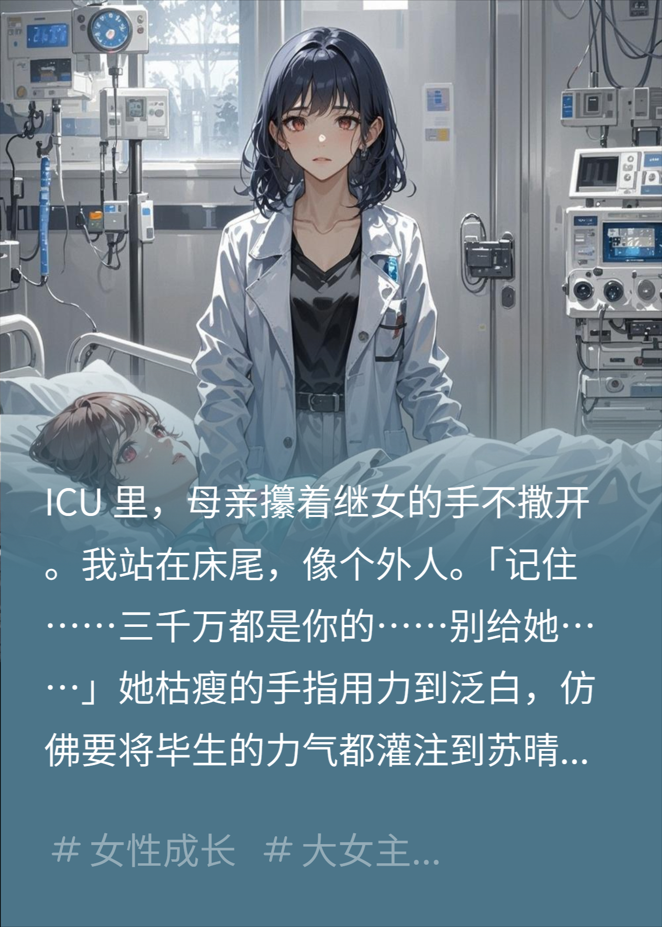 母亲把全部财产留给继女，我听到遗嘱笑出了声