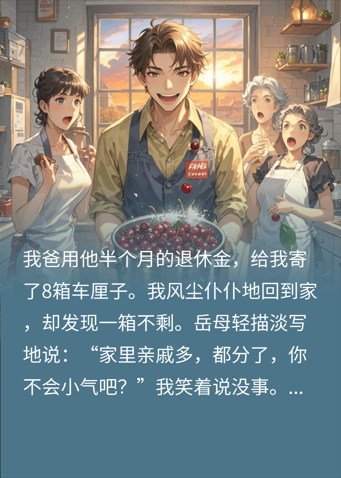 小舅子私吞我8箱车厘子，我反手把丈母娘老窝一锅端