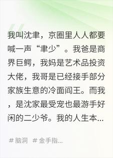 我是京圈太子爷，但我发现我被小说伪人包围了