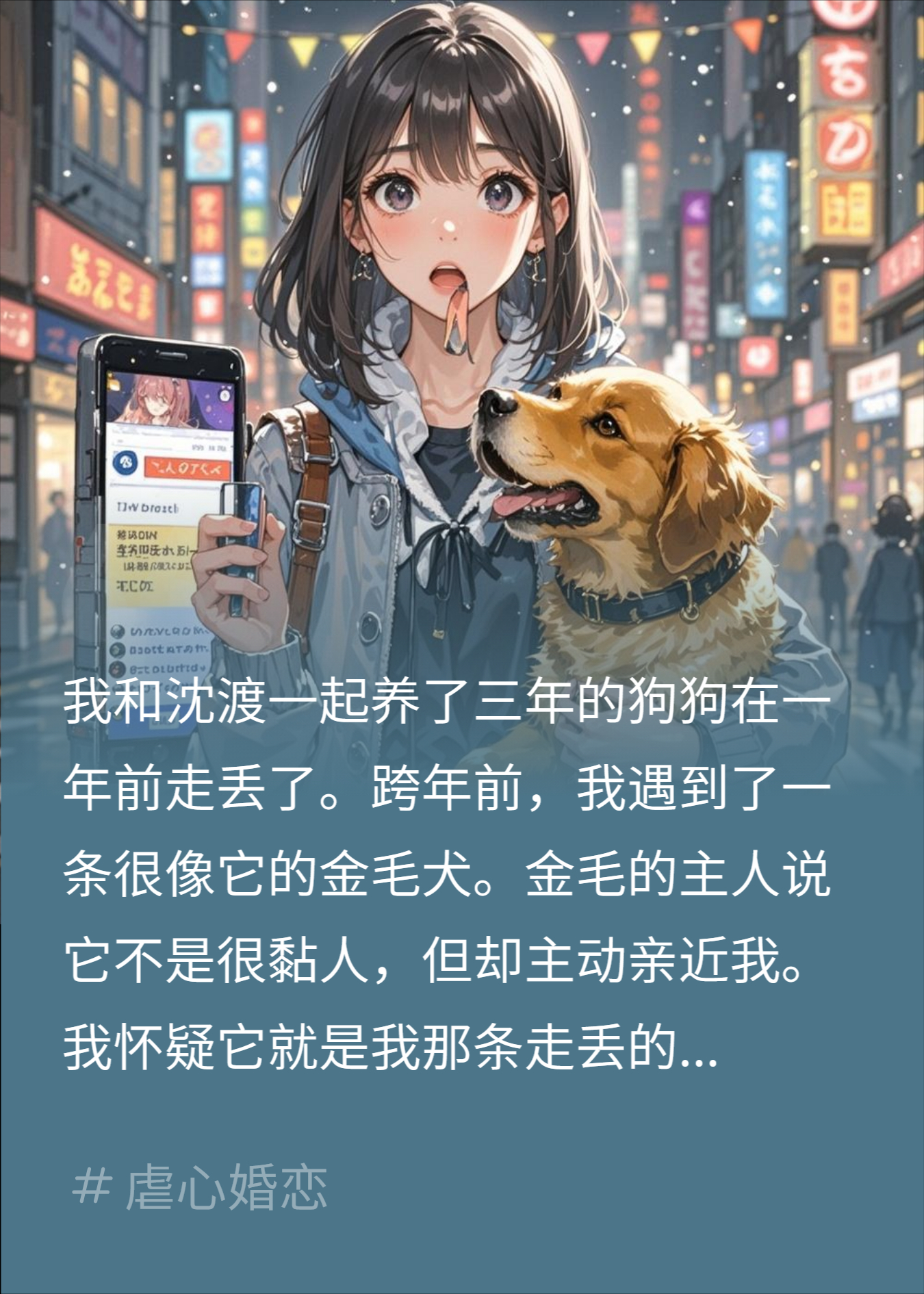 跨年前，找回走丢一年的狗狗后我发现了总裁老公的秘密