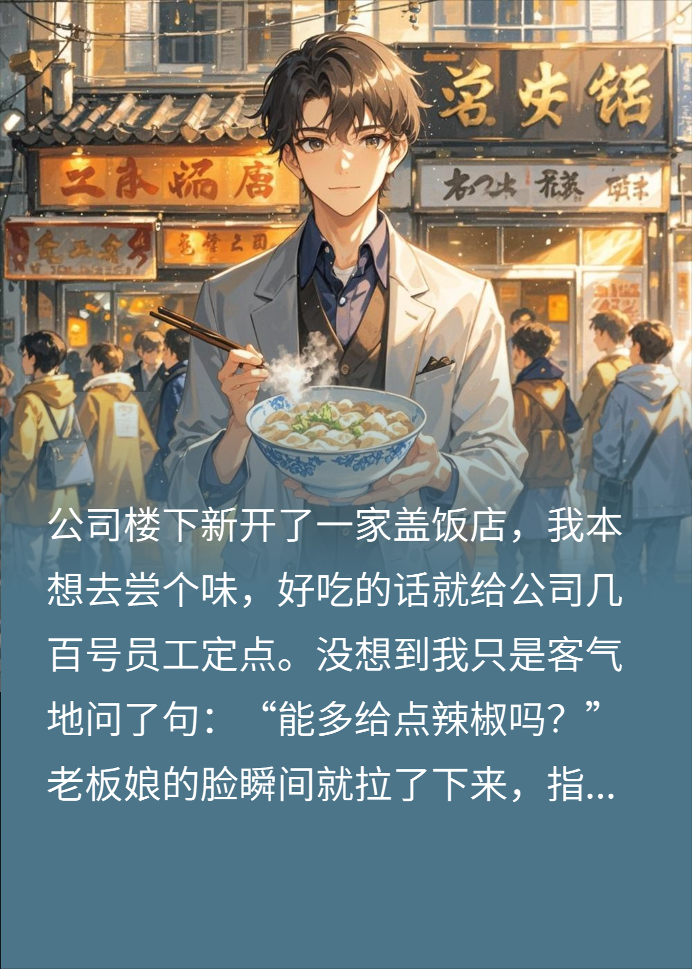 被盖饭店老板娘骂\"穷酸\"？我反手收购了整条美食街