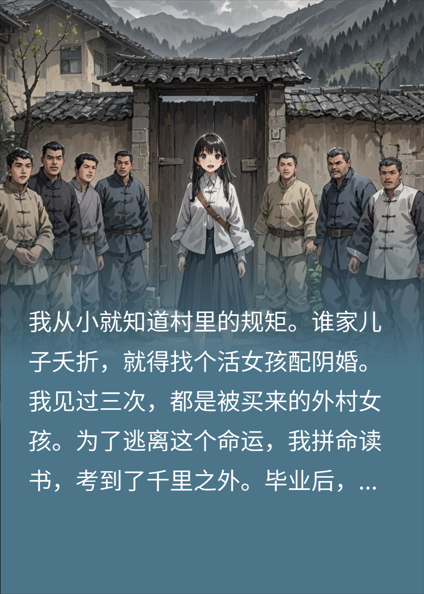 千里逃冥婚，老家壮汉堵门逼嫁，我慌了