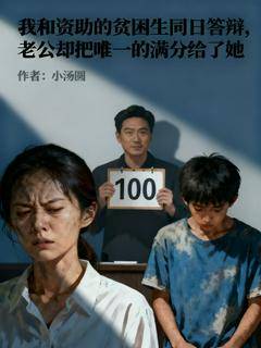 我和资助的贫困生同日答辩，老公却把唯一的满分给了她