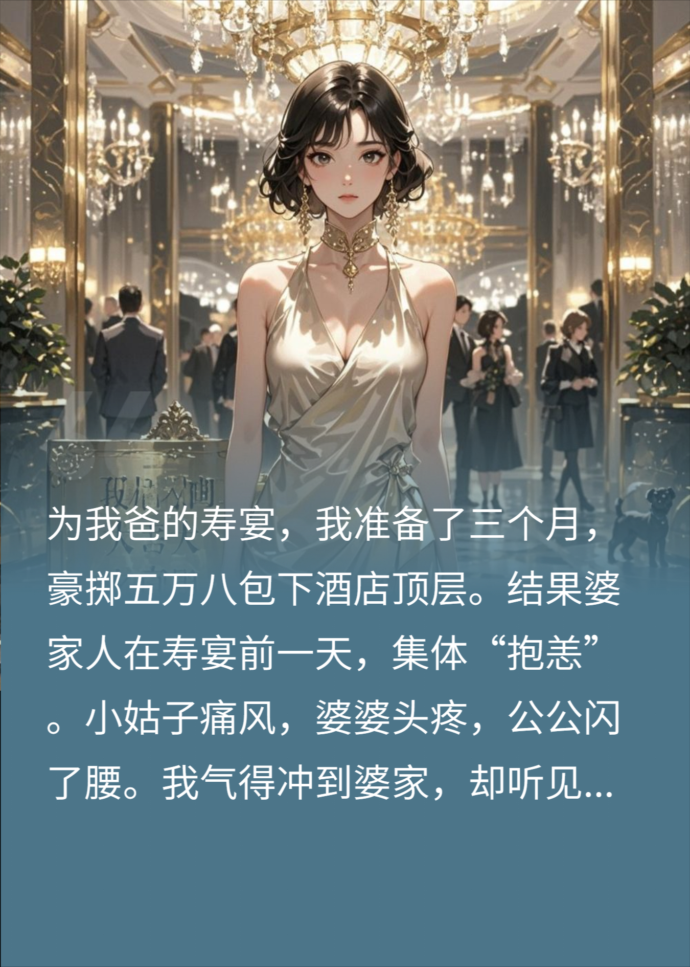 我爸寿宴集体痛风？我酒店立牌，婆家人与狗不得入内