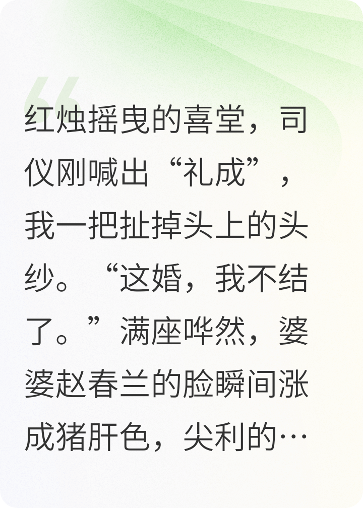 新婚第三天，婆婆跳楼身亡，我被网曝